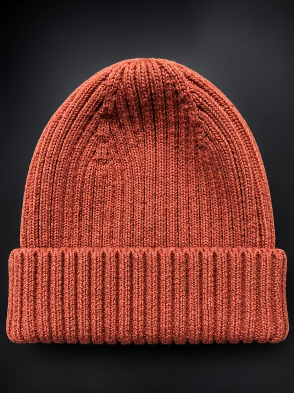 Children’s Cozy Rust Orange Knit Beanie - Like New!